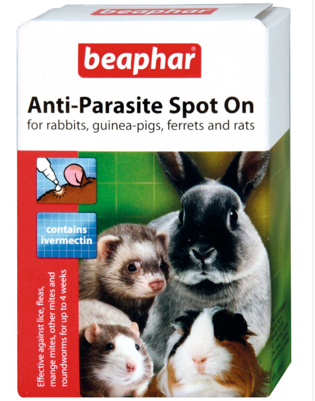 Beaphar Anti Parasite Spot On Rabbit x6 Pipette - Sayby’s Sanctuary