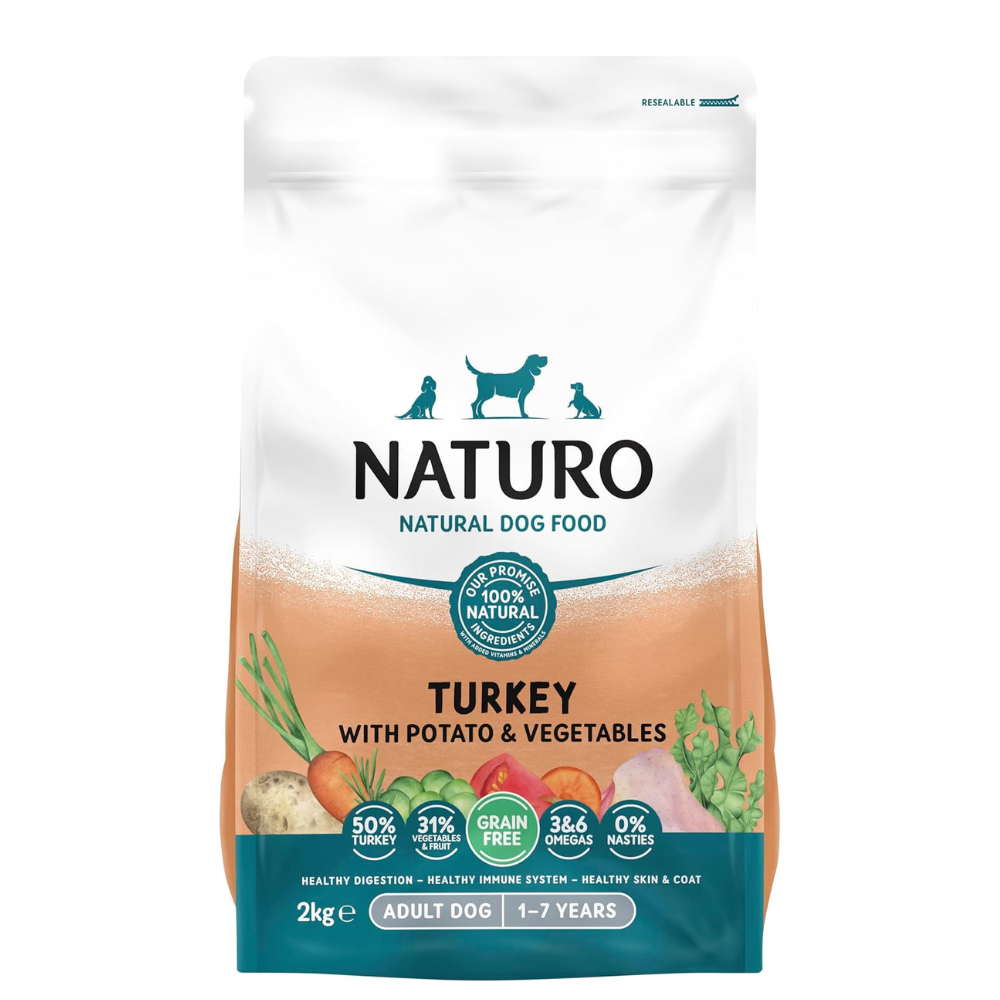Grain Free Turkey Adult Dog Food 2kg