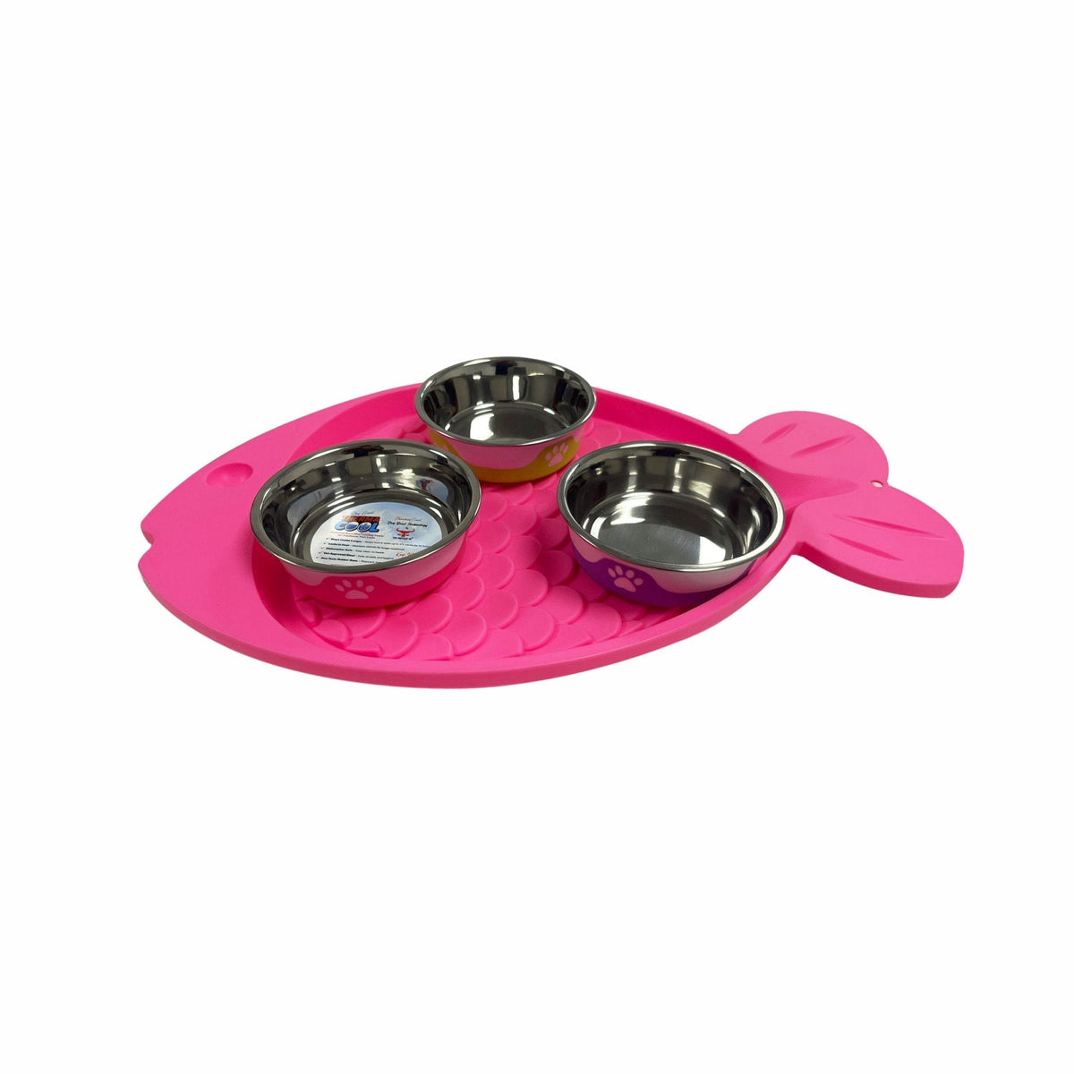 Spill-Proof Cat Feeding Mat - Pink - Sayby’s