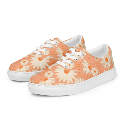 Ladies' Canvas Lace-Up Trainers