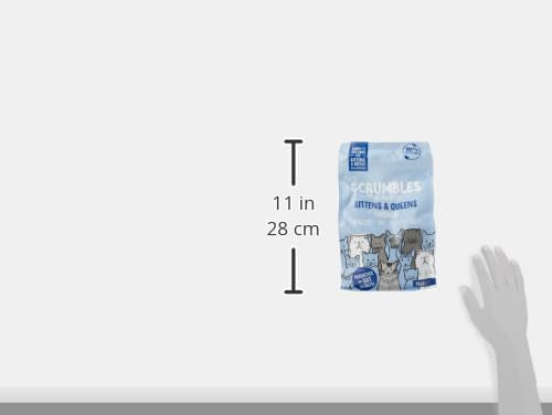 Scrumbles All Natural Dry Cat Food With 75% Chicken and Fresh Salmon, High Protein Food for Adults And Seniors