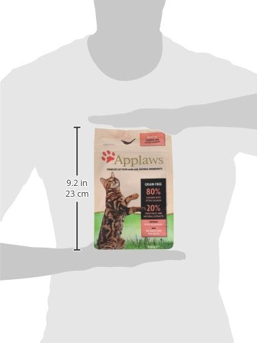 Applaws Natural Complete Dry Food for Adult Cats, Chicken with Lamb Grain Free, 2kg Bag
