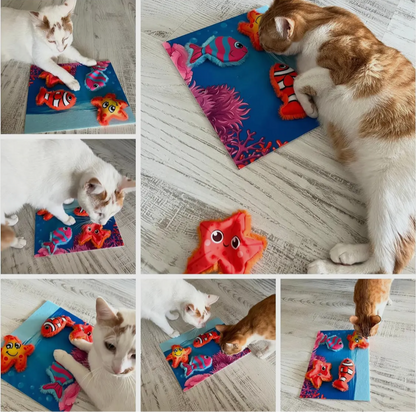 Mymeow Aqua Adventures 5 in 1 Cat toy set - Sayby’s Sanctuary 