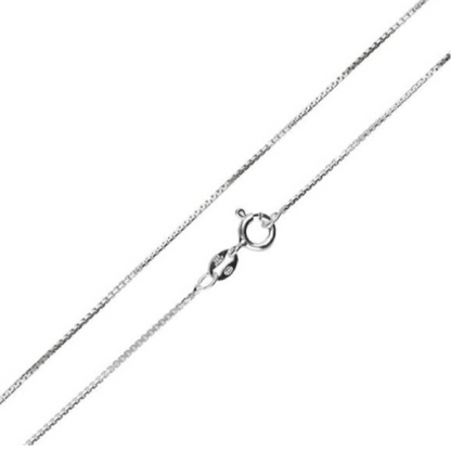1.0mm Box Diamond Cut Chain Sterling Silver 925. FREE DELIVERY - Sayby’s Sanctuary 