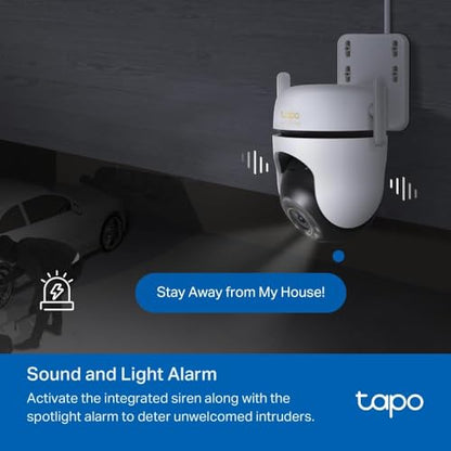 Pan/Tilt Smart Outdoor Security Camera