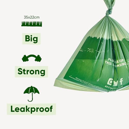 Strong Large Dog Poop Bags Rolls