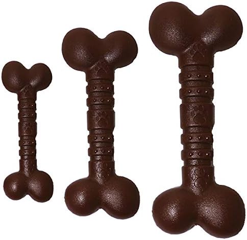 Rosewood Small Beef Bone – Durable Nylon Chew Toy for Small Dogs <10kg | Promotes Dental Hygiene | Long-Lasting