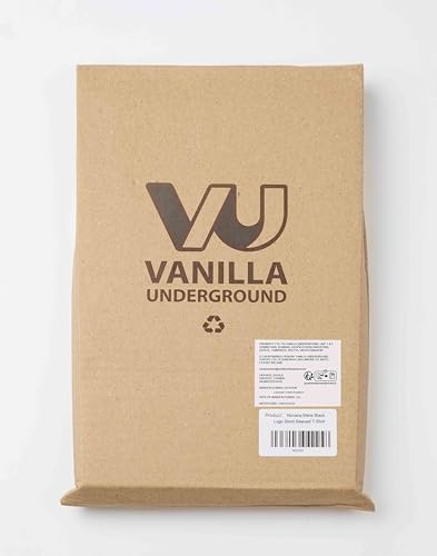 Nirvana Mens T-Shirt | Adults Short Sleeve Graphic Tee in Black Options| Classic Grunge Distressed Band Logo Print Apparel Top | Vintage Rock Band Merchandise Gift