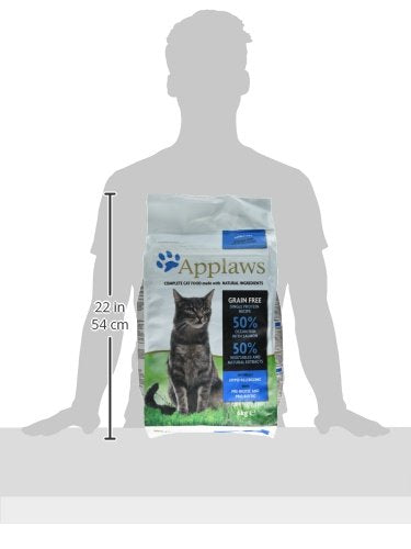 Applaws Natural Complete Dry Food for Adult Cats, Chicken with Lamb Grain Free, 2kg Bag