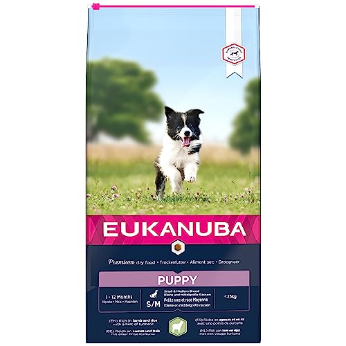 Eukanuba Grain Free Complete Dry Dog Food for Puppy Small and Medium Breeds