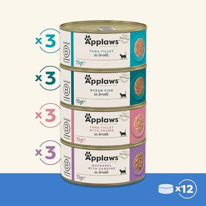 Applaws 100% Natural Wet Cat Food, Multipack