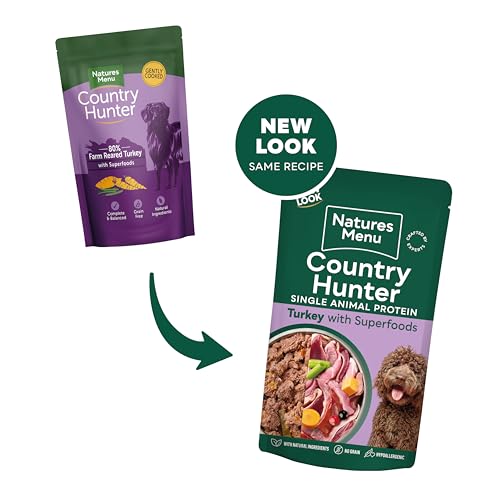 Natures Menu Country Hunter Dog Food Pouch Grass Grazed