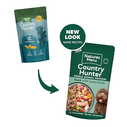 Natures Menu Country Hunter Dog Food Pouch Grass Grazed