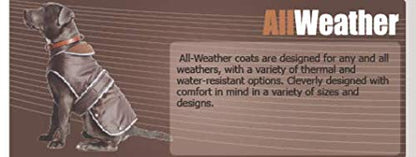 Ancol Muddy Paws All Weather Stormguard Coat . Poppy Red.Size Large ( Length 50cm, up to 79cm girth)