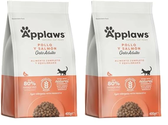 Applaws Natural Complete Dry Food for Adult Cats, Chicken with Lamb Grain Free, 2kg Bag