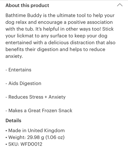 Bathtime Buddy Lickmat - Sayby’s Sanctuary 