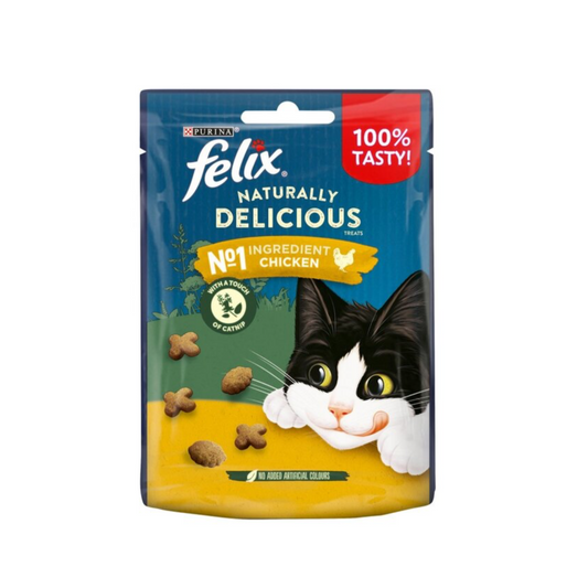Felix Naturally Delicious Chicken Cat Treats 50g