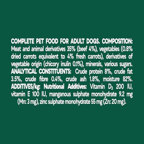 Natures Menu Hearty Stews - Chunks in Gravy Wet Food Pouches for Adult Dogs