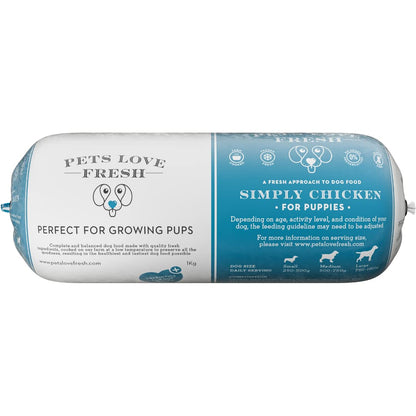 Fresh Dog Food Simply Chicken 5 x 600g Chub Rolls