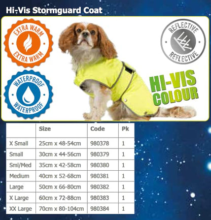 Ancol Muddy Paws All Weather Stormguard Coat . Poppy Red.Size Large ( Length 50cm, up to 79cm girth)
