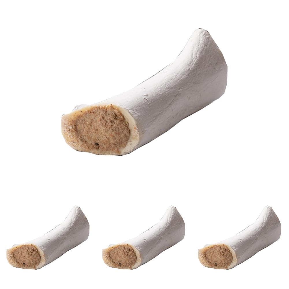Hollings Filled Bone with Venison Dog Chew, Delicious, Air Dried Long Lasting Bone for Adult Dogs, Made with 100% Natural Ingredients (1 Count)