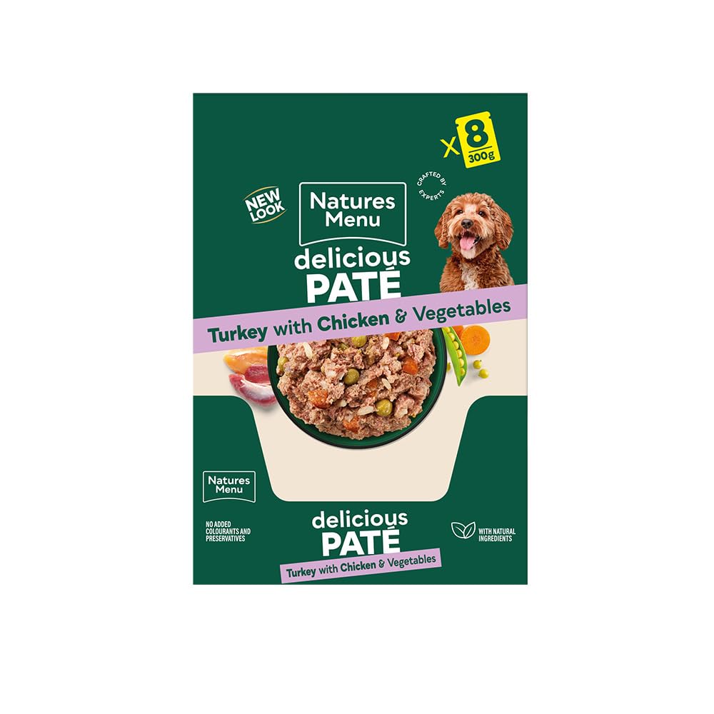 Natures Menu - Wet Dog Food - Pouches for Adult Dogs - Mixed Variety - 8 x 300g