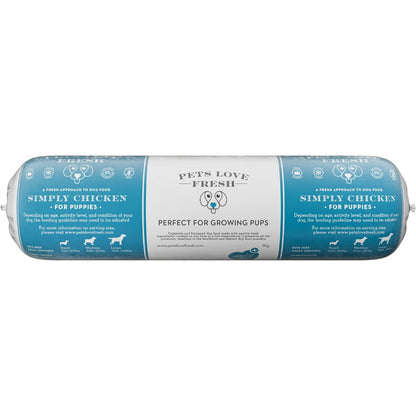 Fresh Dog Food Simply Chicken 5 x 600g Chub Rolls