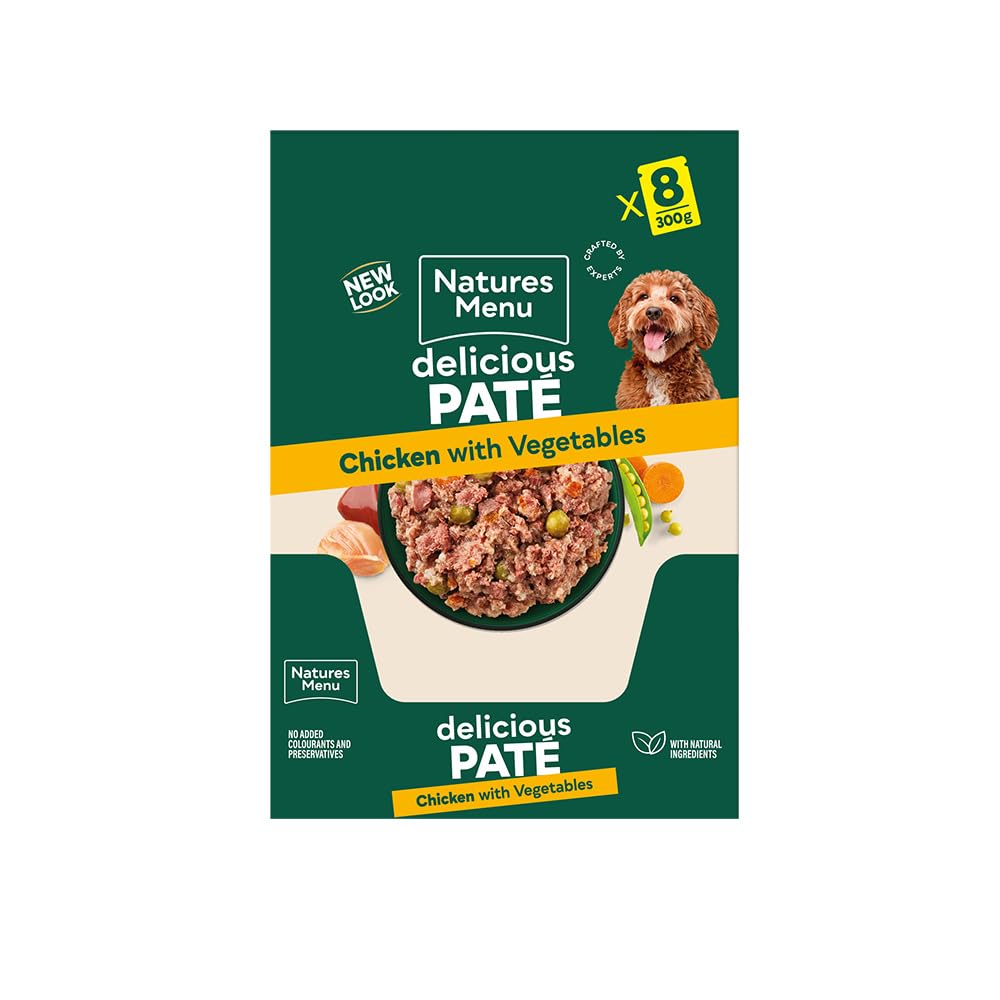 Natures Menu - Wet Dog Food - Pouches for Adult Dogs - Mixed Variety - 8 x 300g