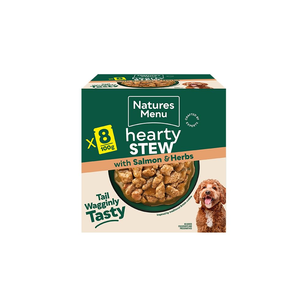 Natures Menu Hearty Stews - Chunks in Gravy Wet Food Pouches for Adult Dogs