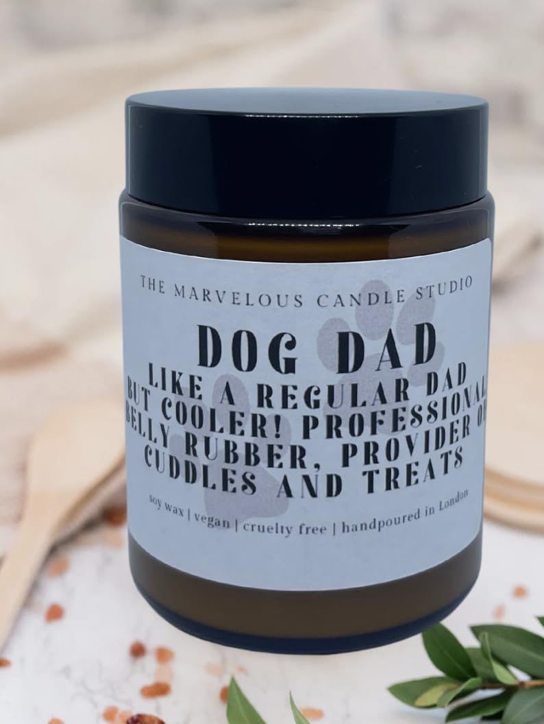 Dog Fart Buster Scented Soy Candle | Funny Pet Lover Gift | Vegan Home Fragrance | Gag Gift for Animal Parents | Novelty Odor Eliminator Candle - (Dog Farts)