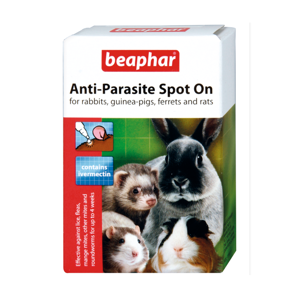Anti Parasite Spot On for Rabbits 4 Pipettes