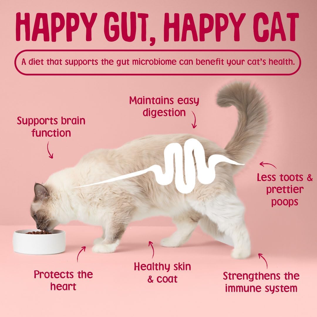 Scrumbles • Wet Cat Pouches • Gravy Fish • Hypoallergenic • All Lifestages • 2x Chicken with Tuna • 3x Chicken with Cod • 2xChicken with Salmon • 8 Pouches (85g) • 80%+ Meat • Prebiotics