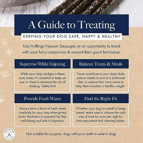 Hollings Chicken Sausages Dog Treats, Delicious, Nutritious Air Dried Chews for Adult Dogs, Made with 100% Natural Ingredients (Pack of 3)