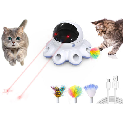 2-in-1 Interactive Automatic Cat Toy