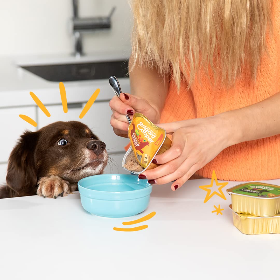 Edgard Cooper Grain-Free Wet Dog Food for Adult Dogs, (11 x 150g), Natural Dogs Food in Cup with Fresh Meat & Amino Acids, Gluten-Free, High Protein