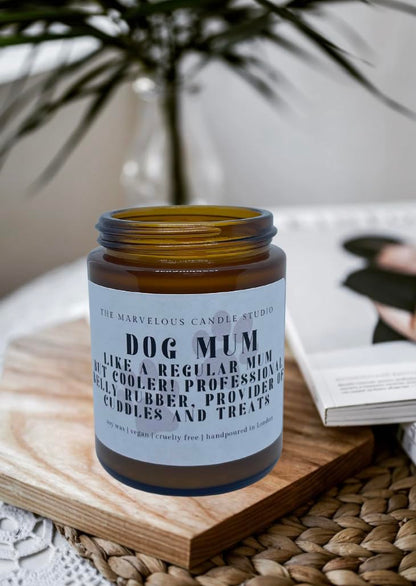 Dog Fart Buster Scented Soy Candle | Funny Pet Lover Gift | Vegan Home Fragrance | Gag Gift for Animal Parents | Novelty Odor Eliminator Candle - (Dog Farts)