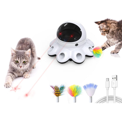 2-in-1 Interactive Automatic Cat Toy