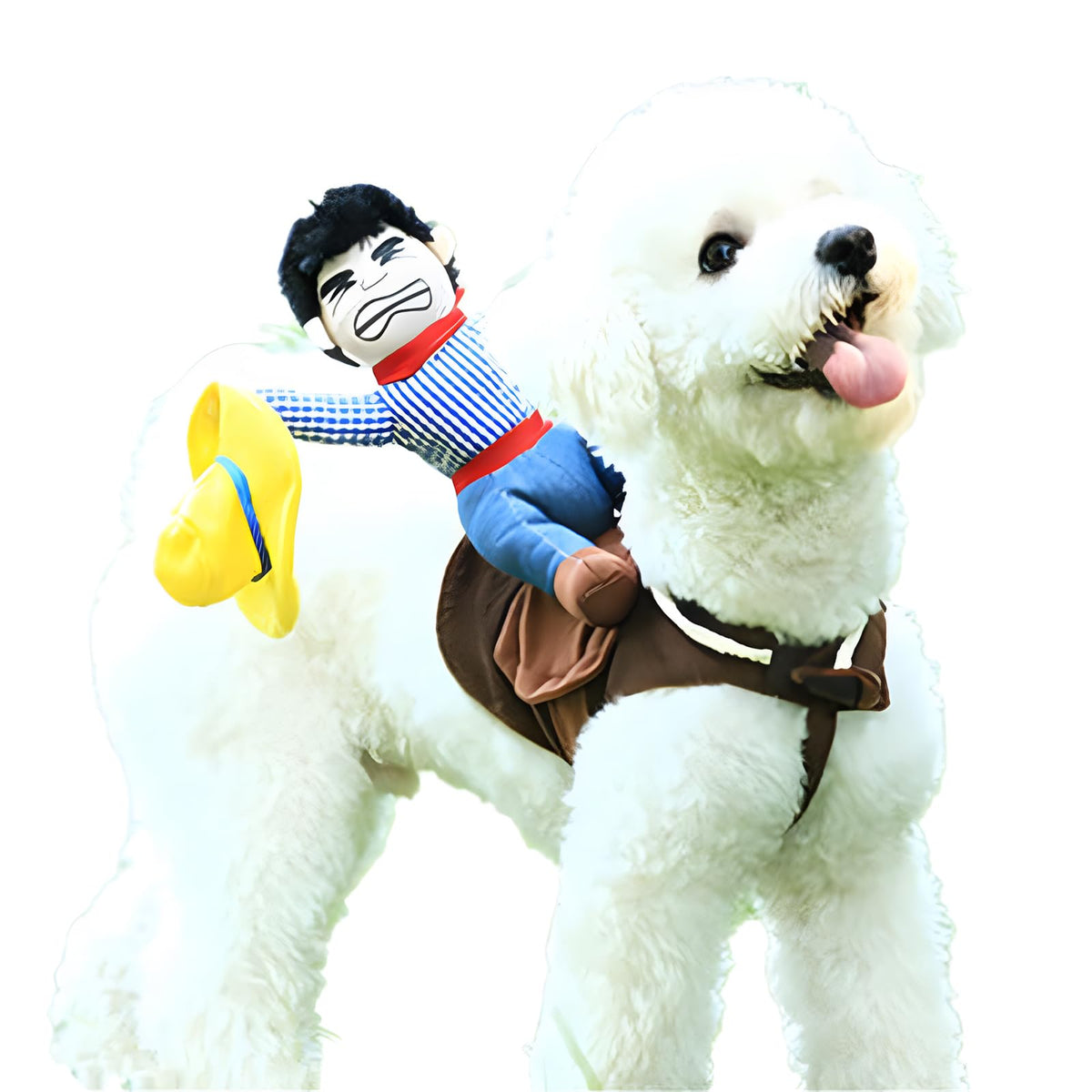 DELIFUR Dog Chucky Costume Pet Halloween Clothes Cat Cosplay Party Suit Funny Dog Costume Small to Large Dogs(S)