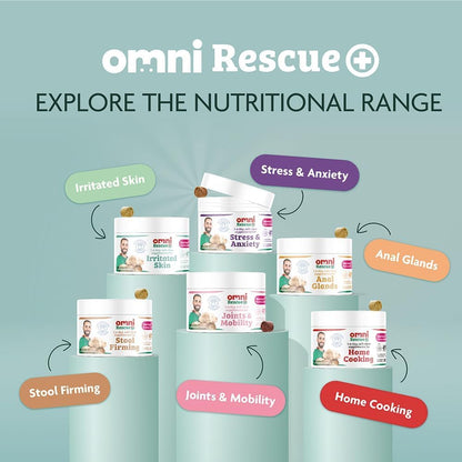Omni Dog Daily Calming Supplement – Vet-approved and Hypoallergenic Chews