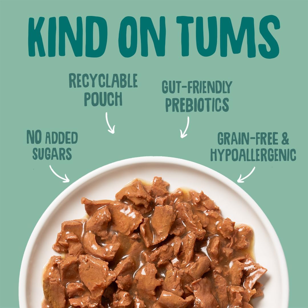 Scrumbles • Wet Cat Pouches • Gravy Fish • Hypoallergenic • All Lifestages • 2x Chicken with Tuna • 3x Chicken with Cod • 2xChicken with Salmon • 8 Pouches (85g) • 80%+ Meat • Prebiotics