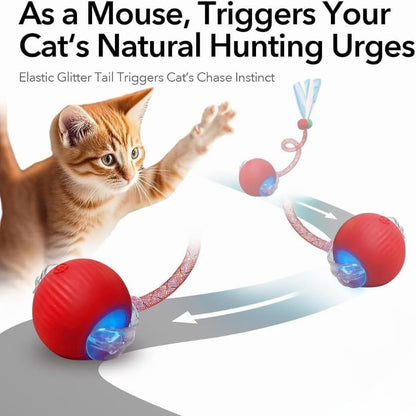 Speedy Tail 2.0 Interactive Rolling Cat Ball Toy