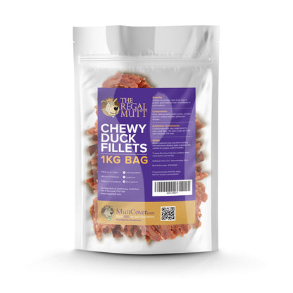 Chewy Duck Fillets 1kg Bag