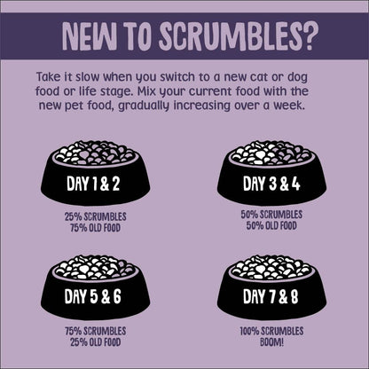 Scrumbles • Dog Treats • Hypoallergenic • Calming • All Lifestages • Turkey • 100g Bag • Gut Friendly Prebiotics • No Added Sugar