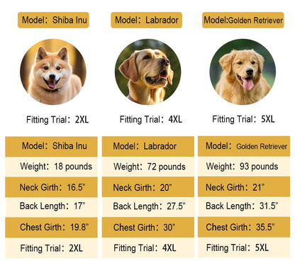 Waterproof Dog Raincoat with Hood and Reflective Design