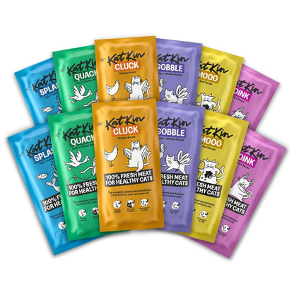 Best Of Fresh Cat Food Variety Pack Bundle 24 x 80g Pouches