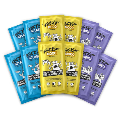 Best Of Fresh Cat Food Variety Pack Bundle 24 x 80g Pouches