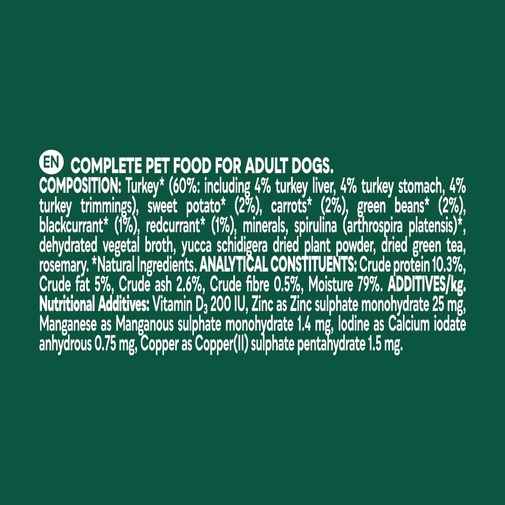 Natures Menu Country Hunter Dog Food Pouch Grass Grazed