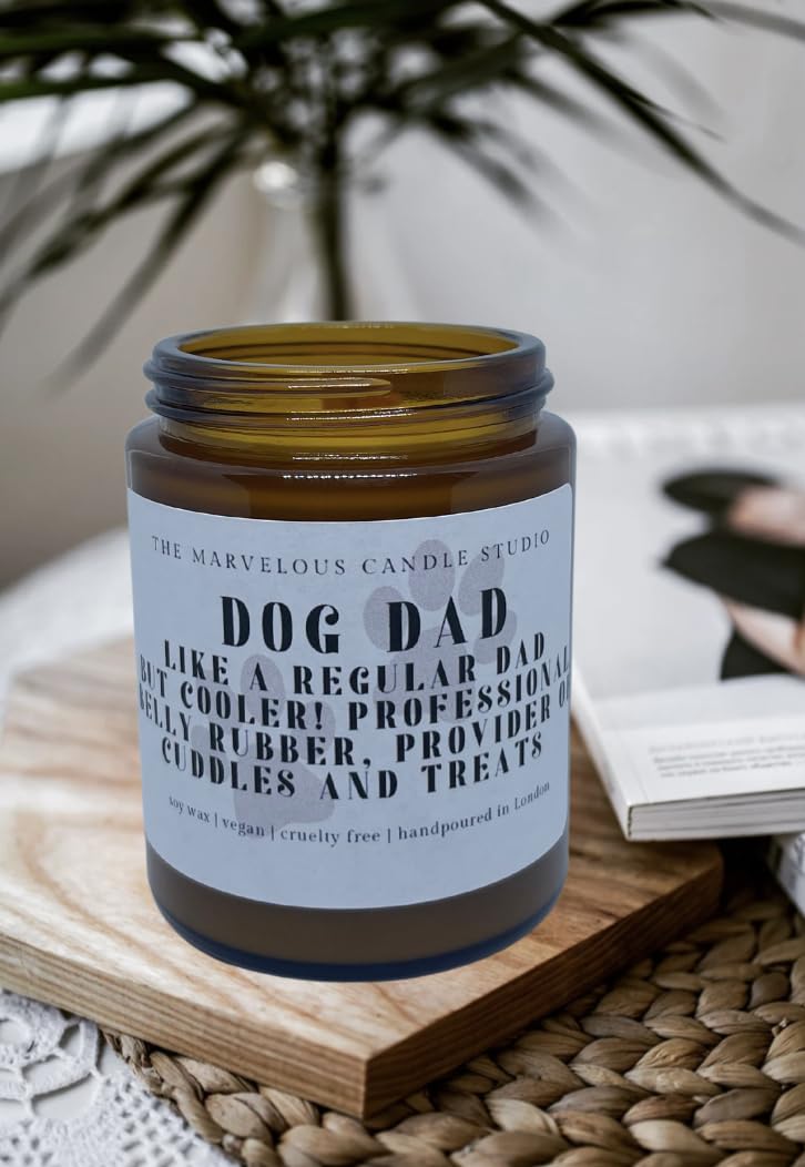 Dog Fart Buster Scented Soy Candle | Funny Pet Lover Gift | Vegan Home Fragrance | Gag Gift for Animal Parents | Novelty Odor Eliminator Candle - (Dog Farts)