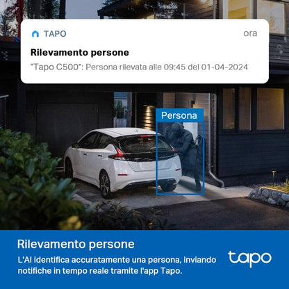 Pan/Tilt Smart Outdoor Security Camera