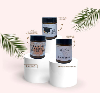 Dog Fart Buster Scented Soy Candle | Funny Pet Lover Gift | Vegan Home Fragrance | Gag Gift for Animal Parents | Novelty Odor Eliminator Candle - (Dog Farts)